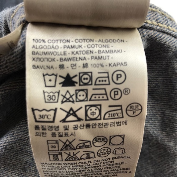 Levis Womens Jean Jacket Blue Chambray M - Picture 5 of 5